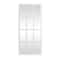 White Wood Farmhouse Rectangular Wall Mirror 48" x 22"